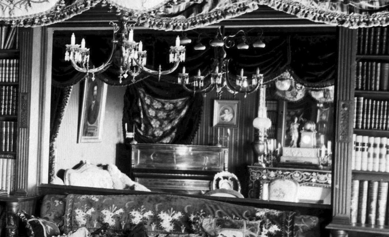 tableau et son cadre : portrait de Camille Flammarion