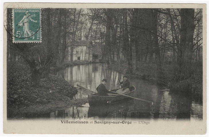 VILLEMOISSON-SUR-ORGE. - L'Orge [Editeur Thévenet, 1911, timbre à 5 centimes]. 