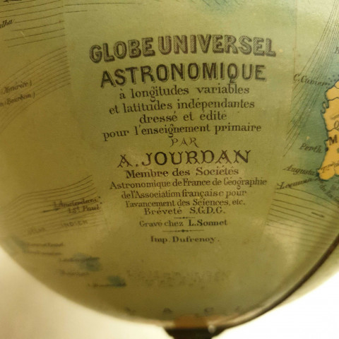 globe universel astronomique de Jourdan