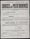 Essonne [Département]. - Arrêté préfectoral portant sur la révision des listes électorales prud'hommales, 20 janvier 1972. 