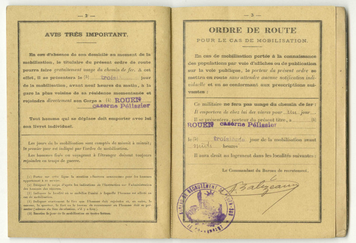 Documents de Lucien Jules Alexandre JAMBON, gestionnaire au sein de l'ambulance 209.