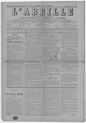 n° 43 (7 juin 1894)