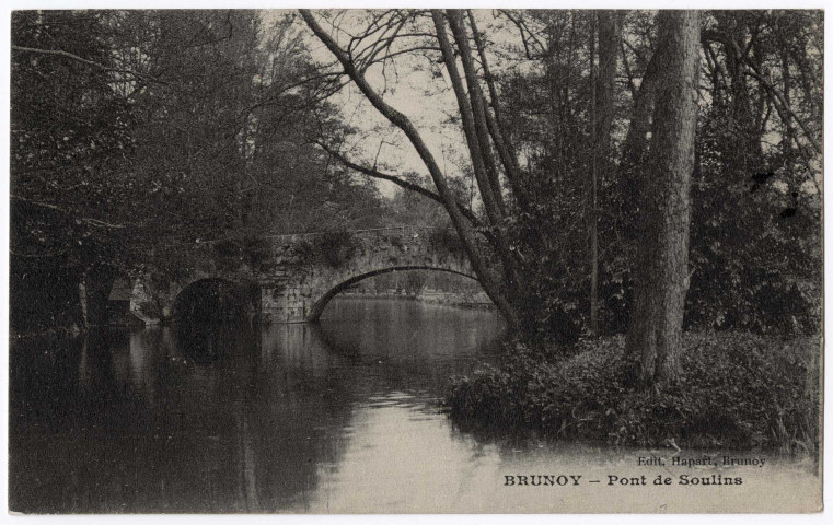 BRUNOY. - Pont de Soulins, Hapart. 