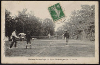 MORSANG-SUR-ORGE.- Parc Beauséjour : Le tennis [1907-1910].