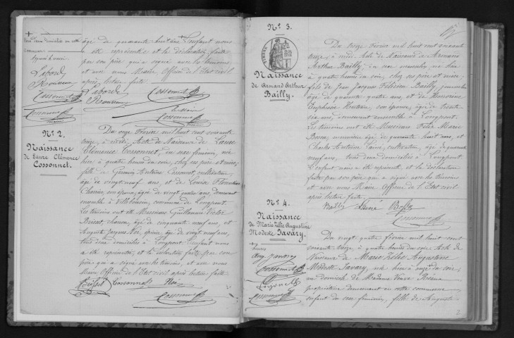 LONGPONT-SUR-ORGE. Naissances, mariages, décès : registre d'état civil (1873-1882). 