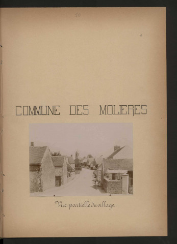 MOLIERES (LES). - Monographie communale [1899] : 5 bandes, 22 vues. 