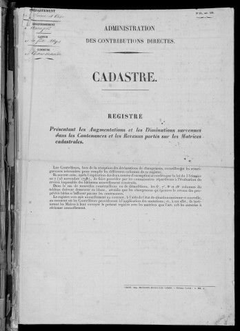 CHAMARANDE. - Matrice des propriétés bâties et non bâties : folios 481 à la fin [cadastre rénové en 1933]. 