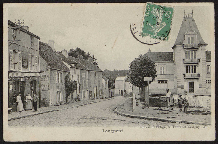 LONGPONT-SUR-ORGE. - Mairie (13 août 1909).