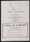 DOURDAN. - Stage de fouille et d'étude du mobilier céramique, vacances de la Toussaint (1985). 
