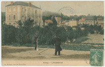 ORSAY. - L' Orphelinat. Edition Beuzon, 1922, 1 timbre à 10 centimes, colorisée. 
