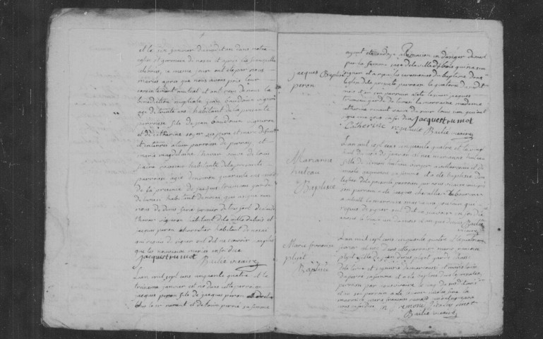 NOZAY. Paroisse Saint-Germaind'Auxerre : Baptêmes, mariages, sépultures : registre paroissial (1743-1754). 