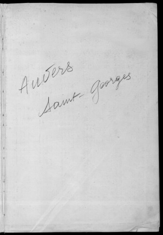 AUVERS-SAINT-GEORGES. - Matrice des propriétés non bâties : folios 493 à la fin [cadastre rénové en 1963]. 