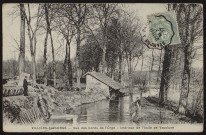 SAINTE-GENEVIEVE-DES-BOIS.- Vaucluse : Vue des bords de l'Orge (19 mai 1907). 