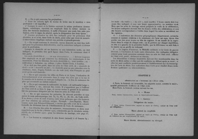 PALAISEAU. - Mariages : registre d'état civil.