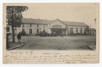 CORBEIL-ESSONNES. - Corbeil - La gare. Editeur BF, 1904, 1 tmbre à 10 centimes. 