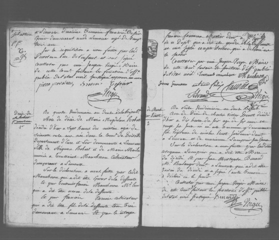 LIMOURS-EN-HUREPOIX. Naissances, mariages, décès : registre d'état civil (an XII-1808). 