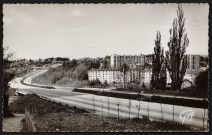 SAVIGNY-SUR-ORGE .- L'autoroute du sud entre Morsang-sur-Orge et Savigny-sur-Orge [1950-1960]. 