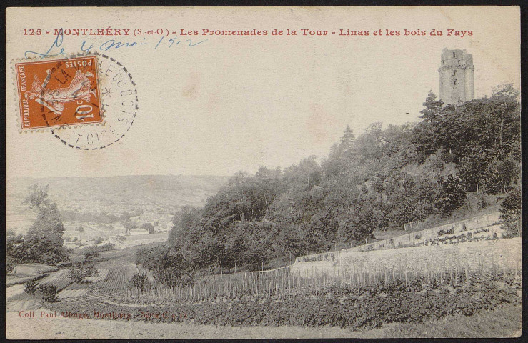 Montlhéry.- Les promenades de la tour. Linas et les bois du Fays (4 mai 1912). 