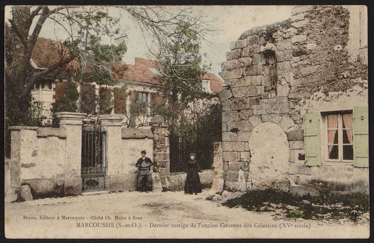 MARCOUSSIS.- Dernier vestige de l'ancien couvent des Célestins (XVe siècle) [1904-1906].