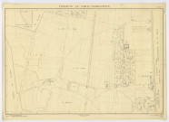 Fonds de plan topographique régulier de PARAY-VIEILLE-POSTE dressé et dessiné par M. POUSSIN, géomètre, vérifié par M. GRANIER, ingénieur-géomètre, feuille 2, 1946. Ech. 1/2.000. N et B. Dim. 0,74 x 1,04. 