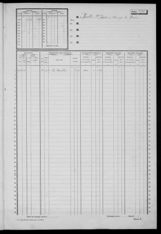 BOISSY-LA-RIVIERE. - Matrice des propriétés non bâties : folios 493 à la fin [cadastre rénové en 1940]. 
