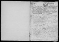 SOUZY-LA-BRICHE. - Registres paroissiaux. - Paroisse SAINT-LEU-SAINT-GILLES-DE-LA-BRICHE : baptêmes, mariages, sépultures, (1748) ; baptêmes et mariages, (1749-1770) ; sépultures, (1749-1772). Paroisse SAINT-MARTIN-DE-SOUZY : baptêmes, mariages, sépultures, (1748) ; baptêmes et mariages, (1749-1783) ; sépultures, (1749-1769). 