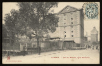 CORBEIL-ESSONNES. - Corbeil. Vue des moulins, quai Mauzaisse. Edition Bonvalot, Corbeil, 1904, timbre à 5 centimes. 