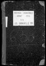 GRANGES-LE-ROI (LES). - Etat de sections [cadastre rénové en 1942]. 