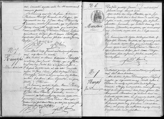 ETAMPES. Décès : registre d'état civil (1869). 