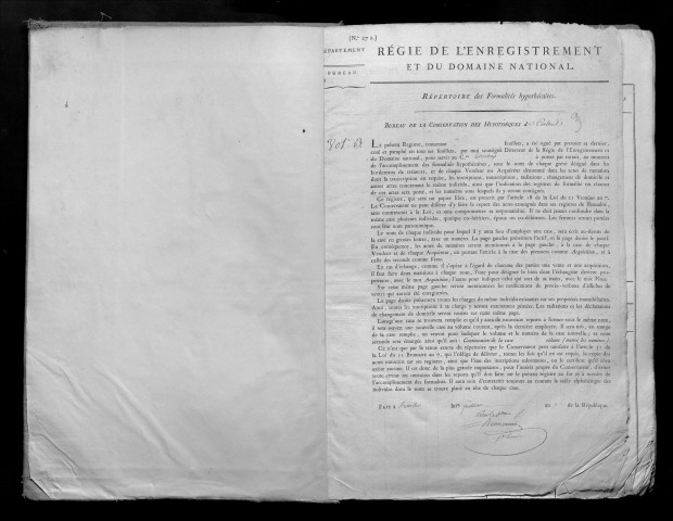 Volume 3 (lettre B) (an 7 - 1878).
