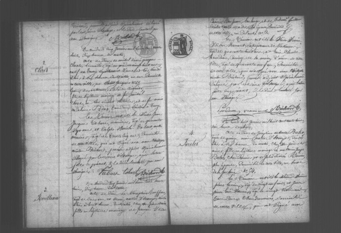 ETAMPES. Décès : registre d'état civil (1838). 