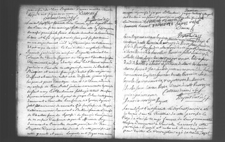 GIF-SUR-YVETTE. Paroisse Saint-Jean-Baptiste et Saint-Rémy : Baptêmes, mariages, sépultures : registre paroissial (1751-1760). 