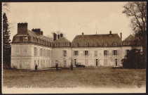VILLEBON-SUR-YVETTE.- Château de Villebon : Façade principale [1916-1918].