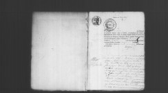 CHEVANNES. Naissances, mariages, décès : registre d'état civil (1844-1859). 