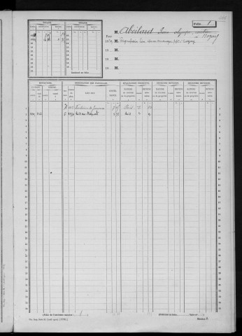 MARCOUSSIS. - Matrice des propriétés non bâties : folios 1 à 488 [cadastre rénové en 1939]. 