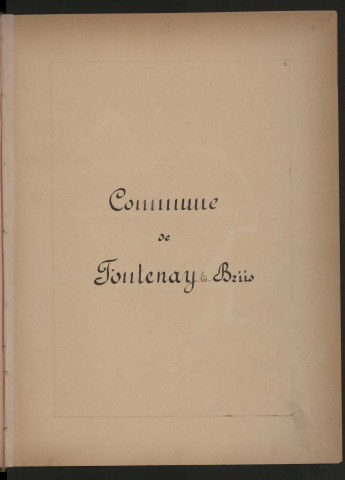 FONTENAY-LES-BRIIS. - Monographie communale [1899] : 2 bandes, 9 vues. 