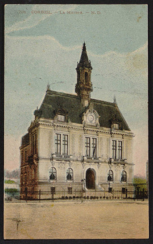 Corbeil-Essonnes.- La mairie (12 septembre 1924). 