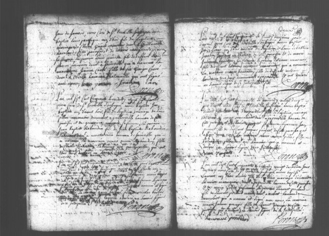 SAINT-ESCOBILLE. Paroisse Saint-Escobille : Baptêmes, mariages, sépultures : registre paroissial (1750-1762). 