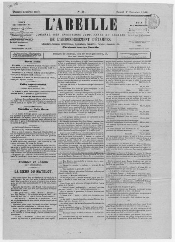 n° 48 (1er décembre 1860)