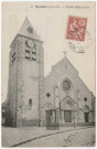 MONTLHERY. - L'église (XIIIe s.) [Editeur Maire, timbre à 10 centimes]. 