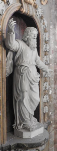 statue du retable du maître-autel : saint Denis