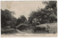 VERRIERES-LE-BUISSON. - Le parc, une vue du lac [Editeur L. des B., 1911]. 