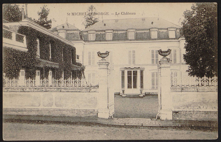SAINT-MICHEL-SUR-ORGE.- Le château [1904-1920].