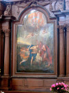 tableau de la chapelle des Miracles : le Baptême du Christ