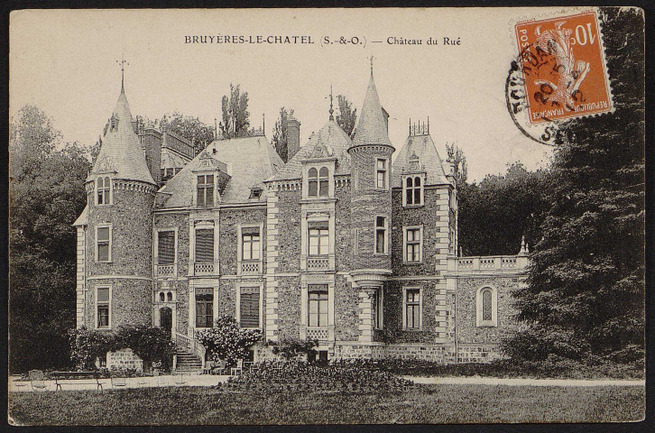 Bruyères-le-Châtel.- Château du Rué. 