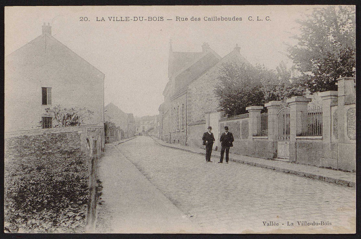 VILLE-DU-BOIS (LA). - Rue des Cailleboudes [1904-1910].