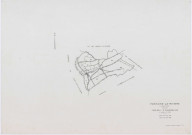 FONTAINE-LA-RIVIERE, plans minutes de conservation : tableau d'assemblage, 1933, Ech. 1/10000 ; plans des sections B1, B3, B4, 1933, Ech. 1/1250, sections ZA, ZB, ZC, ZD, 1955, Ech. 1/2000, section ZE, 1986, Ech. 1/2000. Polyester. N et B. Dim. 105 x 80 cm [9 plans]. 