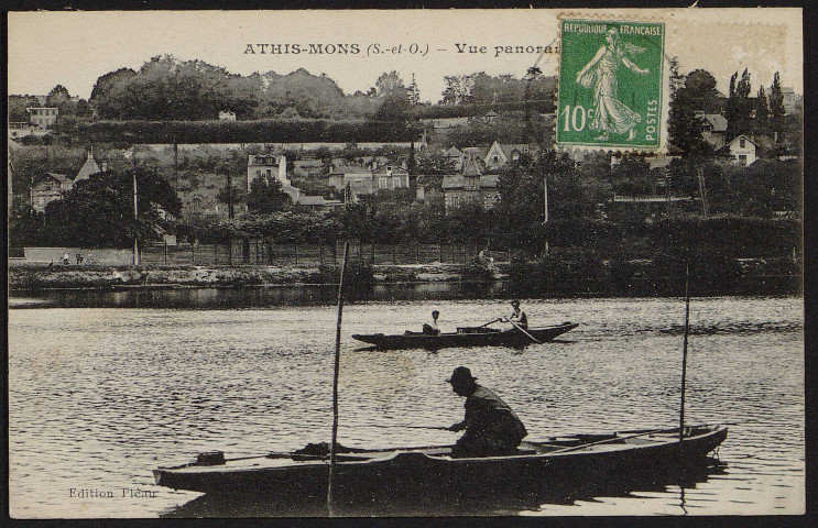 Athis-Mons.- Vue du coteau et de la Seine (16 novembre 1922). 