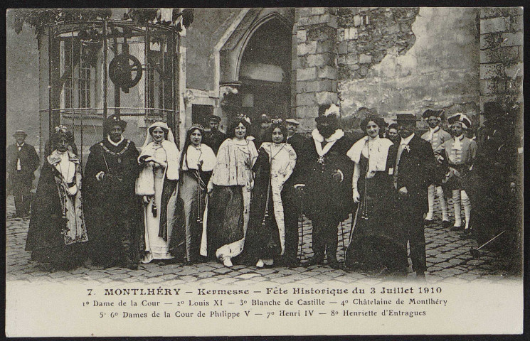 Montlhéry.- Kermesse Fête historique du 3 juillet 1910 (n° 7). 