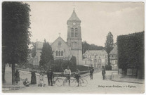 SOISY-SUR-SEINE. - L'église [Editeur Touret, 1915]. 